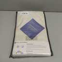 100% Blackout Shield Linen Blackout Curtains for Bedroom 84 Inches Long, Back Tab/Rod Pocket Living Room Drapes, Thermal Insulated Blackout Curtains 2 Panels Set, 50" W x 84" L, Cream