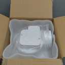 Orsong Bathroom Exhaust Fan 10" Panel Ultra Quiet without Light8x8 Mount, 110CFM, 4" Duct for Bathroom/Garage/Home (8in(Hole Size))