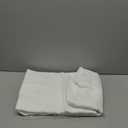 NICETOWN White Linen Sheer Curtains and Drapes 84 inches Long, Rod Pocket & Back Tab semitransparent with Light Through Vertical Window Treatments for Sliding Glass Door & Living Room, 52"W, Set of 2