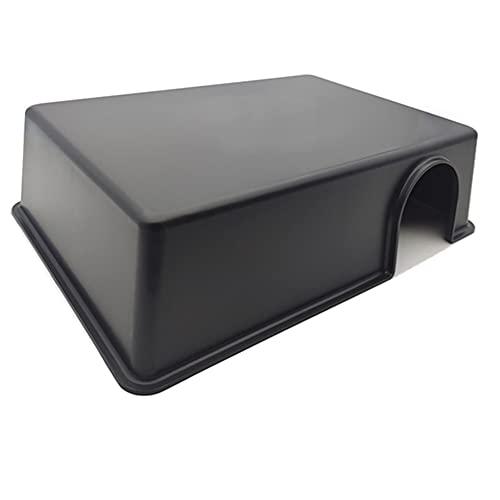 LEOTERRA Large Snake Hides Reptile Hides for Ball Pyhtons Large Snakes Use Humid Hides 13"X8.66"X3.15" (L) Durable and Easy to Clean Can Also be Used as a mole, Hamster, Guinea Pig, Ferret Hideout