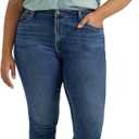 Lee Women's Plus Size Legendary Mid-Rise 21" Capri Jean
