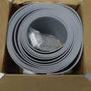 COUKIU Flexible Baseboard Molding Trim, 6 Inch x 20 Feet Self-Adhesive Vinyl Wall Base Cove Base, Peel and Stick Rubber Wall Base Moulding Trim(S152, Gray)