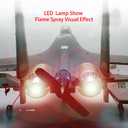 RC Plane Remote Control Airplane RTF 4CH Tail Motor 3D / 6D Stunt Function SU35 Jet Aircraft with Hobby Model 2 Left Hand Throttle, Approx. 525X375X170Mm / 20.7X14.8X6.7In