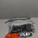 ELYKEN Laundry Cart with Wheels, 32H Easy Rolling Laundry Hamper with Removable Liner Bag, Sturdy Metal Frame Clothes Basket with 4 Casters and 2 Brakes (Black)