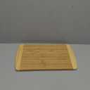 Large Wooden Cutting Board for Kitchen Meal Prep & Serving - Bamboo Cutting Boards with Juice Groove Side Handles, Charcuterie & Chopping Butcher Block - 100% Organic Bamboo, Pre Oiled, 16" x 10"