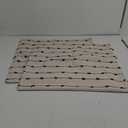 Boho Throw Pillow Covers 24x24 Set of 2 Modern Farmhouse Decorative Cushion Case Tufted Square Pillows Cover Neutral Pillow Cases Accent Pillowcase for Sofa,Couch,Bed,Beige and Black