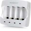 Tenergy Fast Charger ONLY for Arlo Certified Tenergy 3.7V 650mAh RCR123A Li-ion Rechargeable Battery, CE and FCC Certified