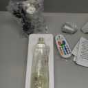 17 Colors Changing Liquid Motion Lamp with Remote: 13.5" LED Night Light for Kids Adults - Relaxing Table lamp for Bedroom Office - Glitter Mood Lighting for Home Decor Christmas Decorations Indoor (White)