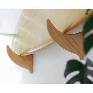Ank Suppy Co - Quillas Surfboard Wall Mount, Wooden Surfboard Rack