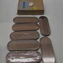 Linwnil 7Pack Wood Serving Trays 11.5x4 Inch Charcuterie Boards Oval Wooden Plates Wood Serving Platter Cheese Dinner Plates Bulk for Dessert Snack Bread Fruit Appetizer Dishes