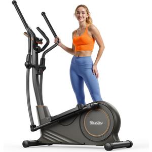 Niceday Elliptical Exercise Machine, Elliptcal Machine for Home, 15.5IN&16IN&20IN Stride Elliptical Machine, 500LBS Loading Capacity, Elliptcal Training Machine with 16 Level Resistance