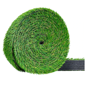 Artificial Grass Strip 2" x25' for Indoor/Outdoor Use-Realistic, 1" Thick Synthetic Turf for DIYers and Professionals, Pre-Cut Roll for Easy Installation and Creative Designs (2in x 25ft)