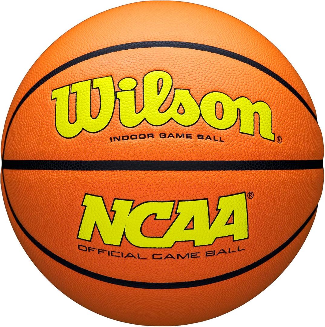 WILSON NCAA Evo NXT Official Indoor Game Basketballs - Size: Size 7 - 29.5"