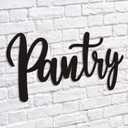 Qmetalart Pantry Sign Pantry Metal Wall Decor for Home Kitchen Restaurant Coffee Shop Store Modern Farmhouse Wall Decor Housewarming Gift