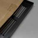 Fits 30x8 Duct Opening | Steel Baseboard Return Air Grille by Handua | Vent Cover Grill | 7/8" Margin Turnback [Depth] to Fit Baseboard | Black | Outer Dimensions: 31.75"W X 9.75 "H