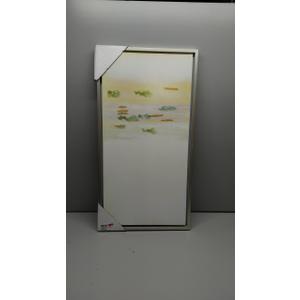 Canvas Print Wall, Abstract Shapes Illustration Modern Art Decorative Nordic Chic Relax/Zen for Living Room, Bedroom, Office - 19" x 36"