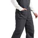 FREE SOLDIER Men's Insulated Waterproof Snow Bibs Ski Overalls (XX-Large/30" Inseam, Black)