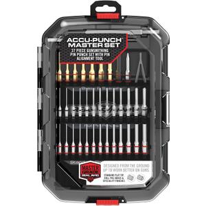 Real Avid Punch Set, Gunsmithing Tool Kit with Roll Pin Punch Set, Flat Tip Metal Punch Set, Brass Punch Set and Gunsmithing Tools: Pin Starter Tool