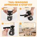 Dog Shoes for Large Dogs, Breathable Dog Boots & Paw Protectors for Hot Pavement, Anti-Slip Rubber Dog Booties Paw Protectors with Reflective for Outdoor Walking Indoor Hardfloors, Size 7 (Size 7(Width 2.8''-2.99''))