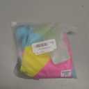 YOUNGER TREE Toddler Girls Two Pieces Swimsuit Color Block Stripe Swimwear Summer Beach Bathing Suit (18-24 Months, Pink Yellow)