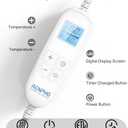 RENPHO Electric Heating Pad for Back, Valentines Day Gifts for Her Him, Birthday Gifts for Women Men Mom, FSA Eligible HSA Approved, Large Heat Pad for Neck Shoulders, 24"x33", ETL Certified, Gray