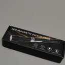 Magnetic Flashlight Gifts for Men Valentines Day Gifts for Him Husband Stocking Stuffers for Men Adults Pickup Tool Cool Extendable Magnet Telescoping Gadgets Fathers Day Birthday for Dad Handyman (Black)