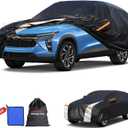 Chevrolet Trax Car Cover 100% Waterproof All Weather, Gift with Towel, 10 Layers SUV Car Cover Custom Fit 2013-2026 Chevy Trax, Full Exterior Car Covers Rain Sun UV Protection with Door Zipper.