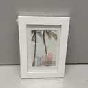 4x6 Picture Frame Set of 4 with Real Glass, Wall & Tabletop Display, 4x6 in