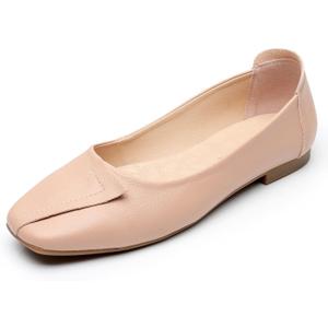 VenusCelia Women's Plain Dance Flat Shoe
(9 M US, Blush)
