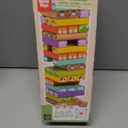 Nene Toys Wooden Tumble Tower Game with Animals & Colors, 4-in-1 Educational Family Board Game for Kids Ages 3-9, Creativity & Cognitive Skills Booster - Gift for Boys Girls 3+ Years