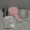 Dezin Hot Pot Electric with Steamer Upgraded, Non-Stick Saut Pan, Rapid Noodles Electric Pot, 1.5L Mini Pot for Steak, Egg, Fried Rice, Ramen, Oatmeal, Soup with Power Adjustment (Pink 2)