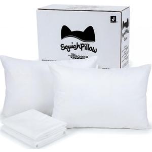 SquishPillow by Original Squishmallows - Standard Size Bed Pillow 2-Pack (Soft Density)