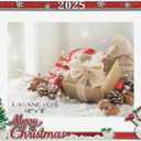 LARAINE Picture Photo Frame 8x10 Metal 2025 Christmas Snowmen High Definition Display Pictures for Tabletop Home Decorative Holiday Gift (Red (2025))