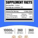 BulkSupplements.com Vitamin D3 + K2 10000 IU Softgels - K2 D3 Vitamin Supplement, for Immune Health - Gluten Free, 1 Softgel per Serving, 360 Count (Pack of 1), EXP: 02/28/2029