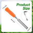 3 x Golf Grip Tape Remover Tool, Quick and Easy Graphite/Steel Shaft Tape Stripper Remover Golf Grip Repair Kits for Easily Cleaning and Repairing Golf Handle Grip Golf Gift Kit for Men (Orange)