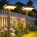 Thumok Solar Walkway Lights Outdoor, 92 LEDs Motion Sensor Outdoor Lights,600Lumen Brighter Solar Pathway Light with Adjustable Angle for Garden, Yard, Walkway(Warm White, 2 Pack)