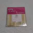 Let's Pawty Acrylic Cake Topper for Pet Dog Theme Party Decoration, Pet Puppy Birthday Dog Paw Pattern Cake Decor, Pet Adoption Party Supply (Black)