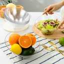 Goodluck 12 Pack Clear Plastic Serving Bowls for Party - 20 OZ Angled Disposable Serving Bowls for Wedding Party Chip, Candy, Salad & Fruit