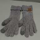 UCQKLI Winter Gloves for Women Chenille, Womens Gloves Cold Weather Fleece Lined, Stocking Stuffers for Women Christmas Gifts (Dark Gray)