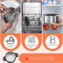 Electric Lunch Box, 33OZ Portable Food Warmer | 100W Rapid Heating & Leak-Proof 304 Stainless Steel | 3-in-1(Car 12V/24V & Home 110V) | Perfect for Work/Travel,On-the-Go,Ideal Gift for Men & Women