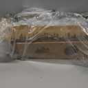 RICHER HOUSE 3+1 Tier Wall Mounted Floating Shelves Set of 2, Rustic Wood Wall Shelf with Metal Frame, Extra Storage Rack for Bathroom, Kitchen, Bedroom with Tissue Rack & Towel Bar - White