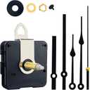 31mm Quartz Long Shaft Clock Movement DIY Wall Clock Movement Mechanism Clock Repair Kit Replacement (Shaft Length 1-1/5 inch,2 Pair Hands)