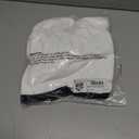 Saodimallsu Womens Striped Sweater Dress V Neck Collared Long Sleeve Slim Fit Ribbed Knit Trendy Mini Dresses (Small, White)