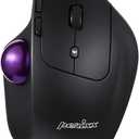 Perixx PERIMICE-520 Wired USB Ergonomic Programmable Trackball Mouse, Adjustable Angle, 8 Button Design, Black (PM-520-11447)