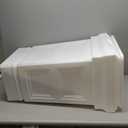 Step2 Atherton Large Garbage Container, Indoor/Outdoor Trash Can with Lid, Weather Resistant, Made of Durable Plastic, Weather-Resistant, Classic White