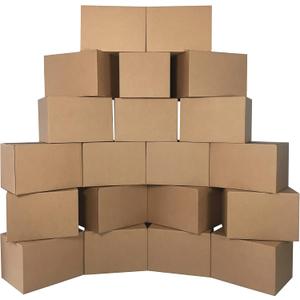 uBoxes Medium Moving Boxes 18"x14"x12" (Medium Boxes - Pack of 20)
