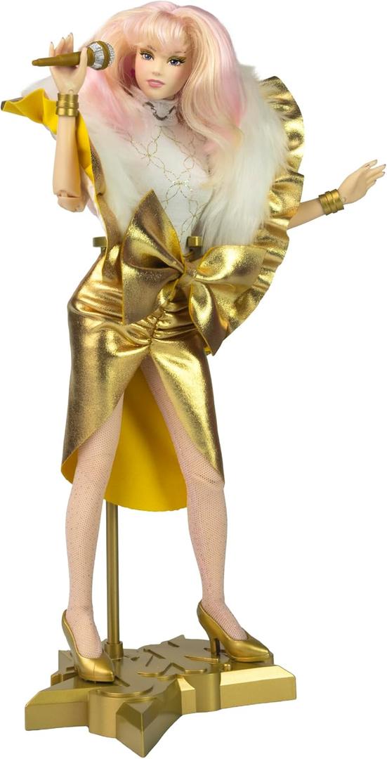 The Loyal Subjects JEM and The Holograms 12-inch Fashion Doll Glitter and Gold Edition