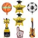 5 x Graduation Balloons 2026 With Congratulations Foil Balloons, GARD Balloons for Decorating 2026 Graduation Parties、College And High School Graduation Parties In 2026.