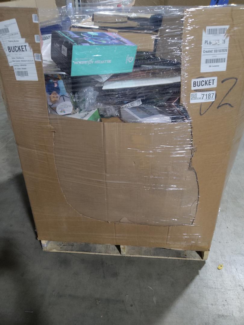 Pallet of salvage items