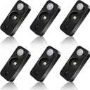 LED Motion Sensor Puck Lights, Rechargeable Cabinet Lights, Stick on Wireless LED Night Light for Closet, Drawer, Shelf, Under Cabinet, Daylight White 6Pack, USB Charging Cord Included